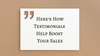 Here’s How Testimonials Help Boost Your Sales