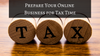 Prepare Your Online Business for Tax Time