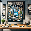 "Introducing a Fresh New Design for Zoho CRM in Outlook: A Blog Summary"