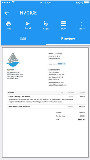 Invoicing in Sioux Falls, South Dakota